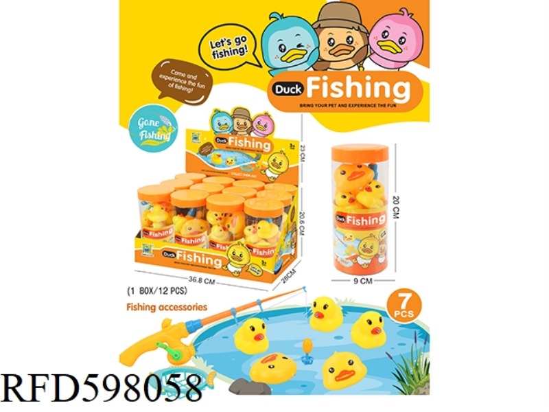 DUCKLING FISHING SET CANNED 12PCS